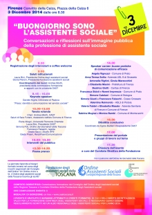 Assistenti Sociali: Odg Toscana concede il patrocinio all'incontro del 3 dicembre